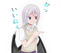 cute devil sticker iii sticker #8392009