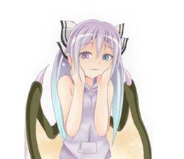 cute devil sticker iii sticker #8392017