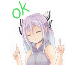 cute devil sticker iii sticker #8392020