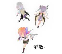 cute devil sticker iii sticker #8392024