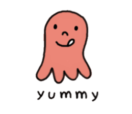 Octopus san sticker #8392389