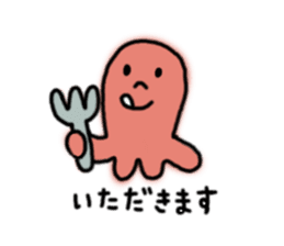 Octopus san sticker #8392426