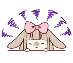 Rabbit Myuu sticker #8392539
