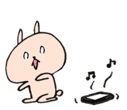 Event Sticker of loose rabbit and cat sticker #8392827