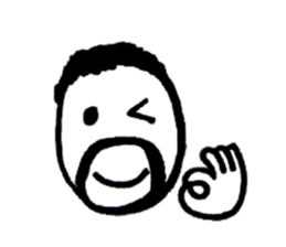 Beard Man Stickers sticker #8392910