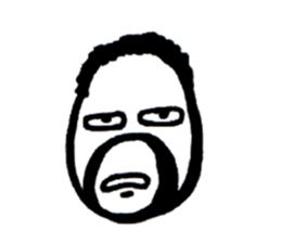 Beard Man Stickers sticker #8392913