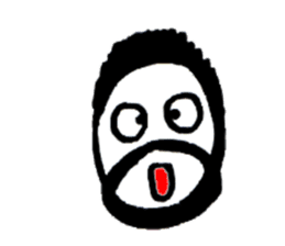 Beard Man Stickers sticker #8392931