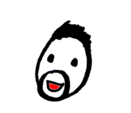 Beard Man Stickers sticker #8392934
