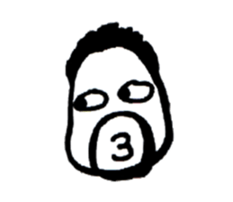 Beard Man Stickers sticker #8392935