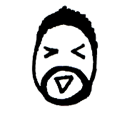 Beard Man Stickers sticker #8392941