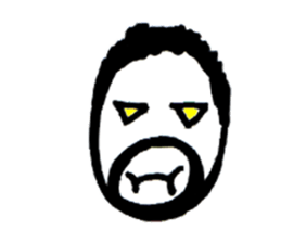 Beard Man Stickers sticker #8392943