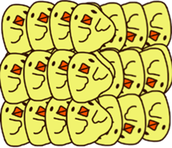 BIRD and CHICK sticker #8393314