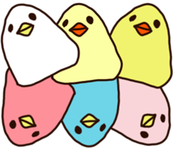 BIRD and CHICK sticker #8393316