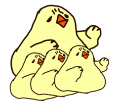 BIRD and CHICK sticker #8393319