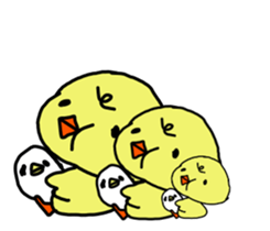 BIRD and CHICK sticker #8393347