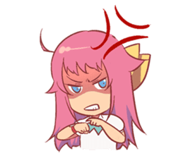 Cyborg Idol Rinka from re:ON Comics sticker #8393355