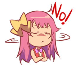 Cyborg Idol Rinka from re:ON Comics sticker #8393357