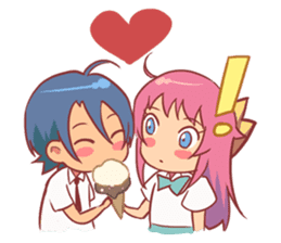 Cyborg Idol Rinka from re:ON Comics sticker #8393383