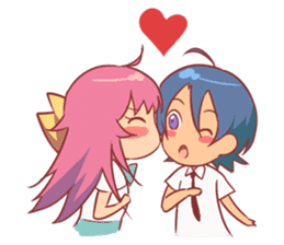 Cyborg Idol Rinka from re:ON Comics sticker #8393385