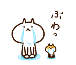 Shiro and Hachi and Mike sticker #8393551