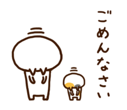 Shiro and Hachi and Mike sticker #8393562