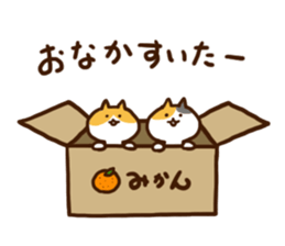 Shiro and Hachi and Mike sticker #8393563