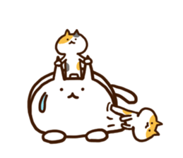 Shiro and Hachi and Mike sticker #8393572