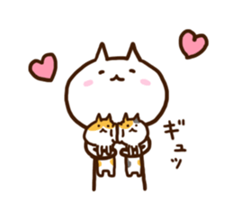 Shiro and Hachi and Mike sticker #8393576