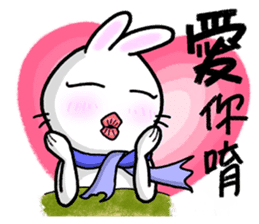 Bunny Winnie ~~ funny,adorable sticker #8393591