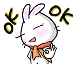 Bunny Winnie ~~ funny,adorable sticker #8393594