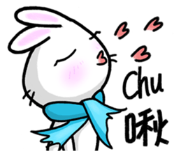 Bunny Winnie ~~ funny,adorable sticker #8393597