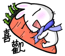 Bunny Winnie ~~ funny,adorable sticker #8393599