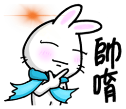 Bunny Winnie ~~ funny,adorable sticker #8393601