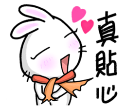 Bunny Winnie ~~ funny,adorable sticker #8393602