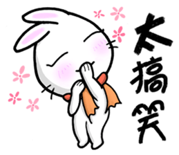Bunny Winnie ~~ funny,adorable sticker #8393610