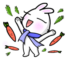 Bunny Winnie ~~ funny,adorable sticker #8393611