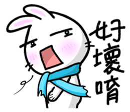 Bunny Winnie ~~ funny,adorable sticker #8393617