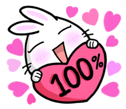 Bunny Winnie ~~ funny,adorable sticker #8393618