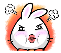 Bunny Winnie ~~ funny,adorable sticker #8393626