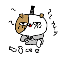 Samurai dog sickers sticker #8393707