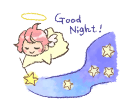 Fluffy Angel Boy sticker #8394151