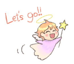 Fluffy Angel Boy sticker #8394153