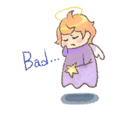 Fluffy Angel Boy sticker #8394161