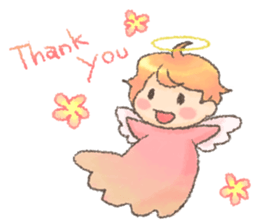 Fluffy Angel Boy sticker #8394162