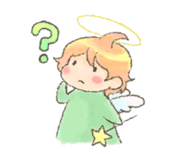 Fluffy Angel Boy sticker #8394166