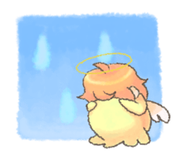 Fluffy Angel Boy sticker #8394169