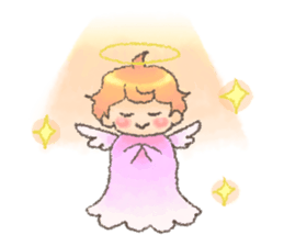 Fluffy Angel Boy sticker #8394172
