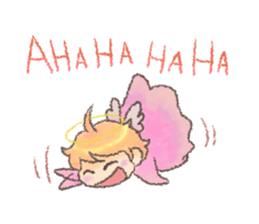 Fluffy Angel Boy sticker #8394183