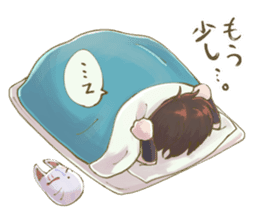 Ninja wearing a Mask of fox sticker #8394767