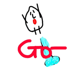 Piece of rice teacher 2 sticker #8395074